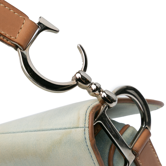 Pre-Loved Dior Denim Saddle bag - Picture 6 of 8